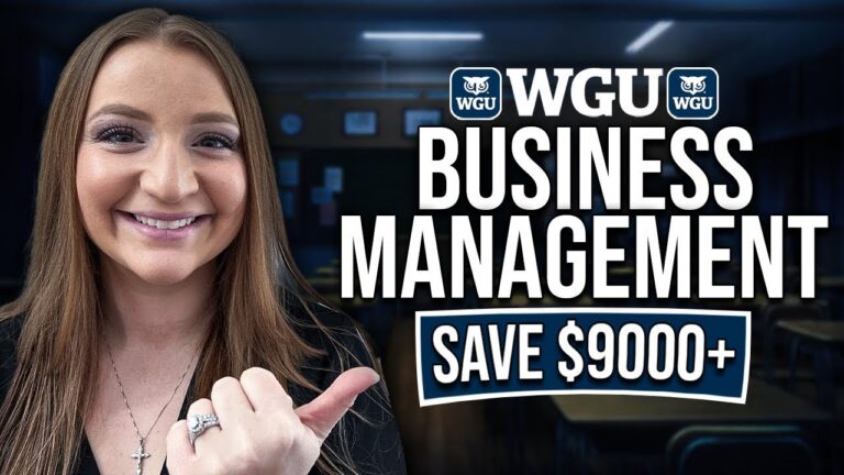 Earn Your WGU Business Management Degree in 6 months | Graduate FAST!