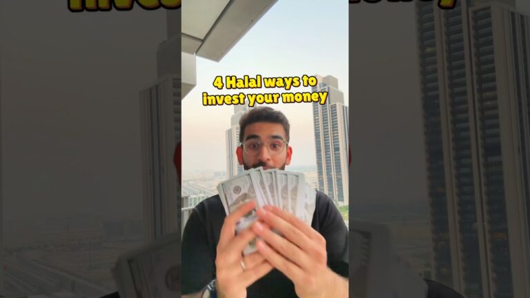 4 HALAL WAYS TO INVEST YOUR MONEY!
