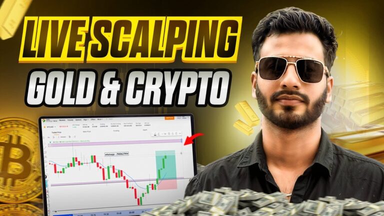 Crypto  Gold Live Trading 19 February  | Market Trader | #goldtrading #cryptotrading #bitcoin