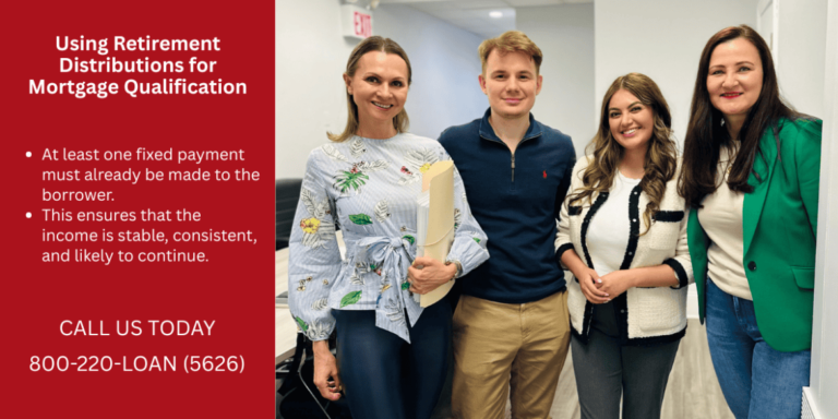 Using Retirement Distributions For Mortgage Qualification