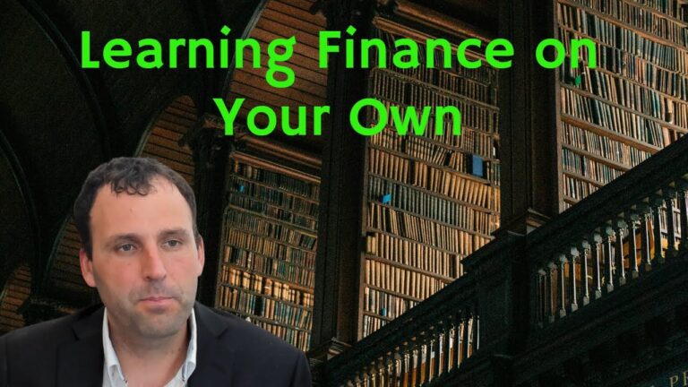 How to Teach Yourself Finance & Economics