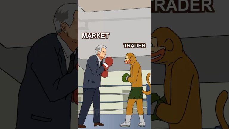 Market VS Trader 🥊 #crypto #stockmarket #trading #memes #brainrot
