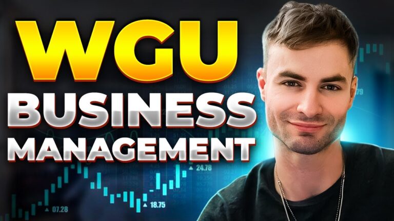 WGU Business Management Degree – Graduate in 6 Months!