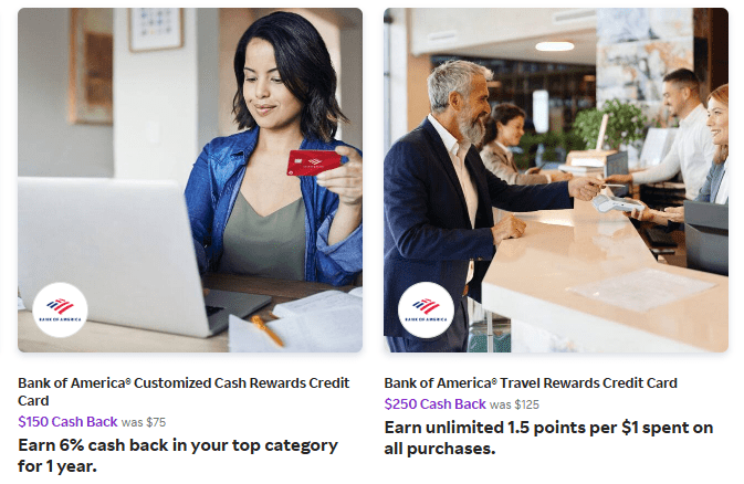 Rakuten Bonus for Bank of America Cards, Up to Extra $150