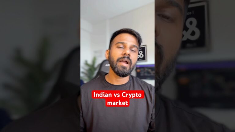 Indian Stock market vs Crypto trading #trading