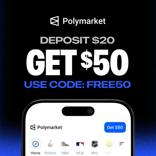$50 Signup Bonus for Polymarket