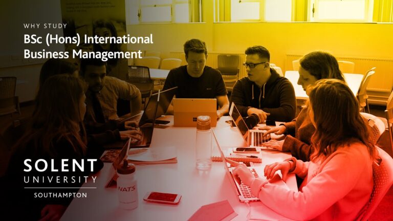 Why study BSc (Hons) International Business Management