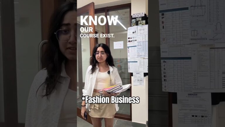 we are fashion business management students #shorts #fashion #class12 #college #nift #trending