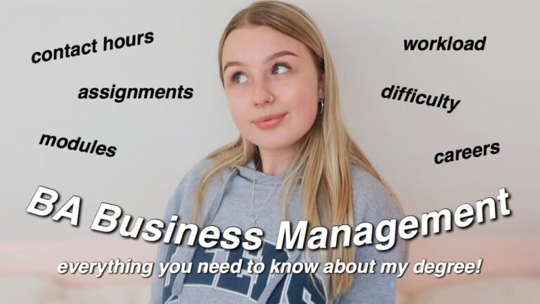 BUSINESS MANAGEMENT Q&A | all about my degree! AD