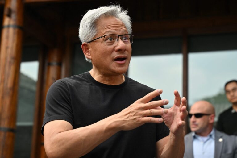 Jensen Huang says electricians and plumbers will be needed by the hundreds of thousands