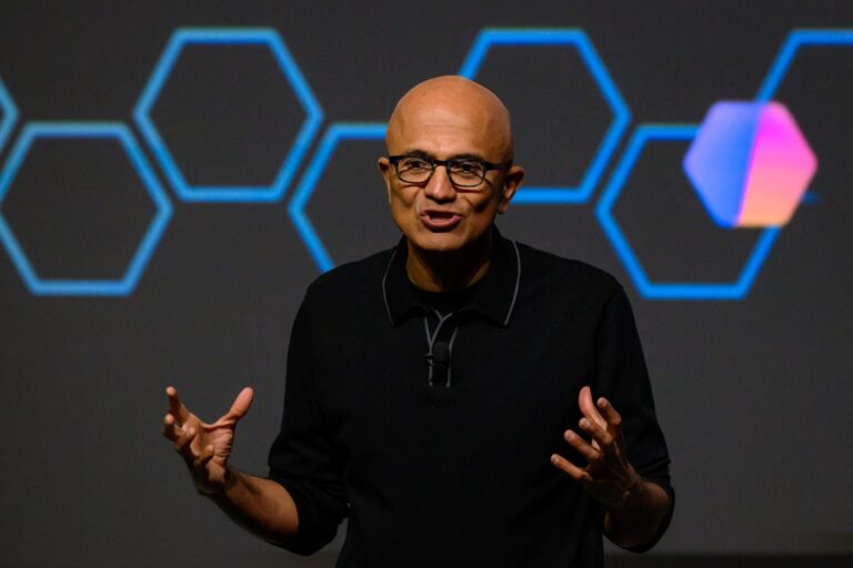 As Microsoft seeks to be AI’s center of gravity, CEO Satya Nadella makes the case in San Francisco