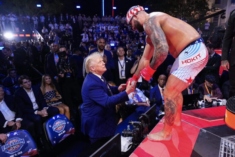 UFC fighters at the White House got Trump family stablecoins—and a legal gap makes it possible