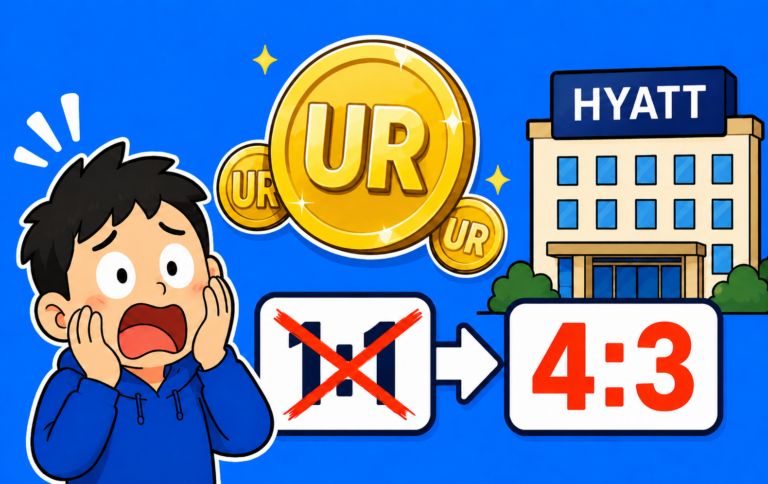 UR->Hyatt Transfer Ratio Will Soon Be Cut To 4:3 with Chase Sapphire Preferred (CSP) and Chase Ink Preferred (CIP)!