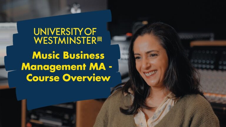 Music Business Management MA – Course Overview | The University of Westminster
