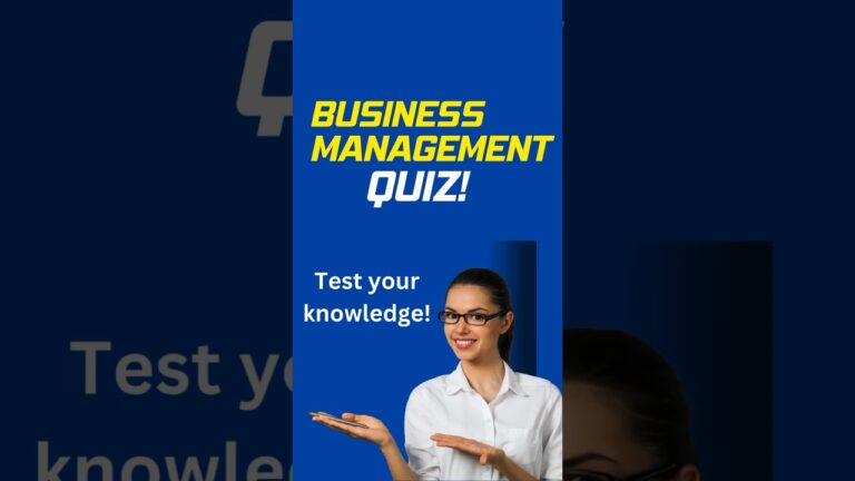 Can you answer these Management questions? 👍😊 #businessmanagement #quiz #ytshorts