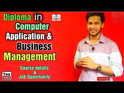 Diploma in computer Application & Business Management | Diploma Course details & Job Opportunity |