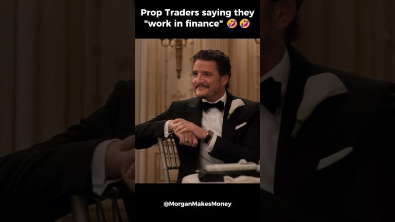 When Traders say they "Work in Finance" 🤣🤣