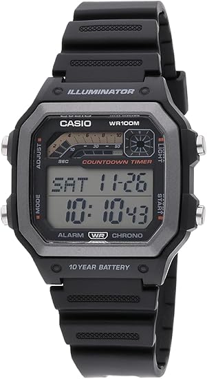 Casio WS1600H Digital Watch on Sale for $22.44 on Amazon
