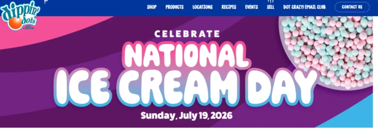Free Mini Cup For National Ice Cream Day