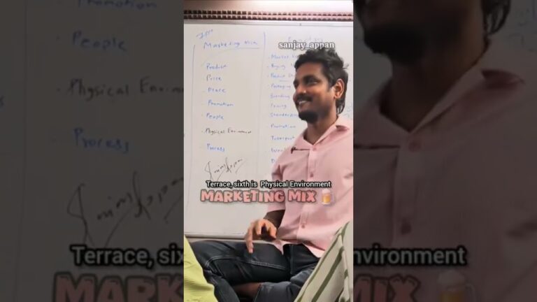 What is Marketing Mix | Sanjay Appan #commerce #businessmanagement