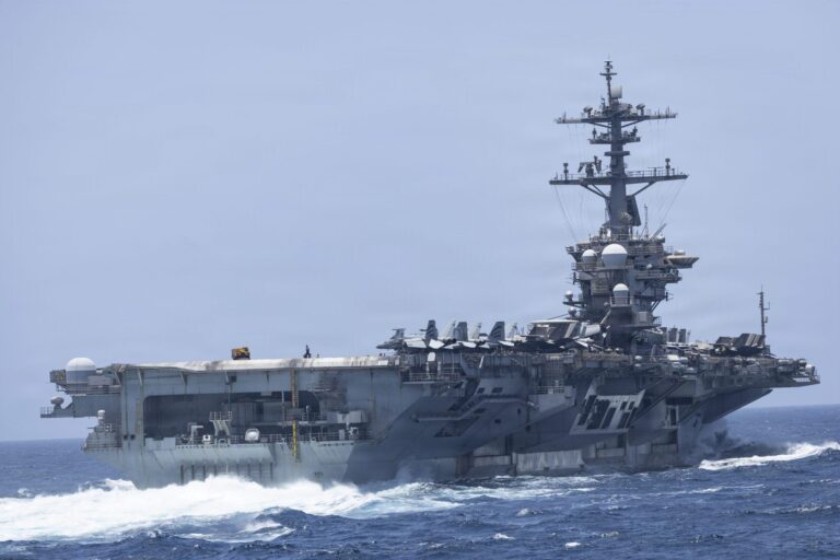 Centcom chief calls carrier’s mission ‘one of the most operationally intense and consequential of the modern era’