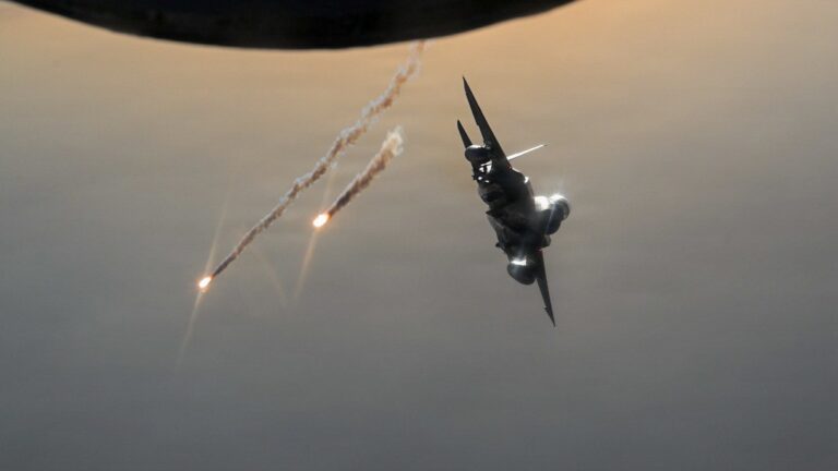 Battle for Hormuz: U.S. forces strike Iranian rocket launchers being used to deploy sea mines
