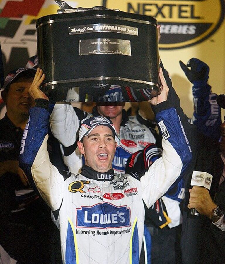 Jimmie Johnson credits his multimillion-dollar success to shining his shoes and arriving early