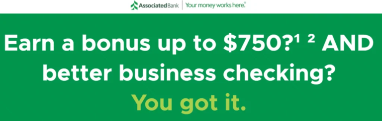 [IA, IL, IN, KS, MI, MN, MO, OH and WI] Associated Bank Up To $750 Business Checking Bonus