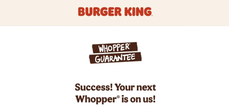Free Whopper When You Text SEND-THIS-TEXT-FOR-FREE-WHOPPER To 250783