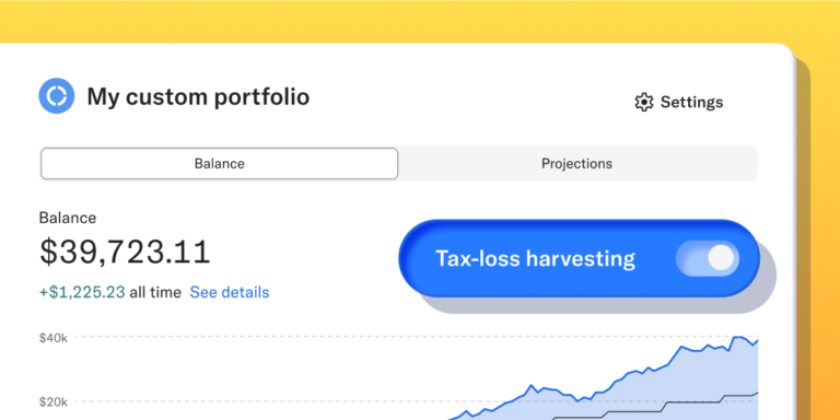 Handpick your holdings with a Custom portfolio. We’ll handle the rest.