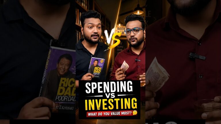 Spending vs Investing 💸 | What Do You Value Most? 🤔 #finance #money #shorts