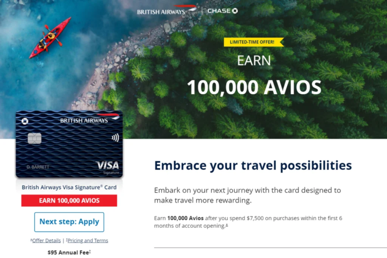 Chase British Airways: 90,000 Point Bonus After $5,000 In Spend (Aer Lingus & Iberia)