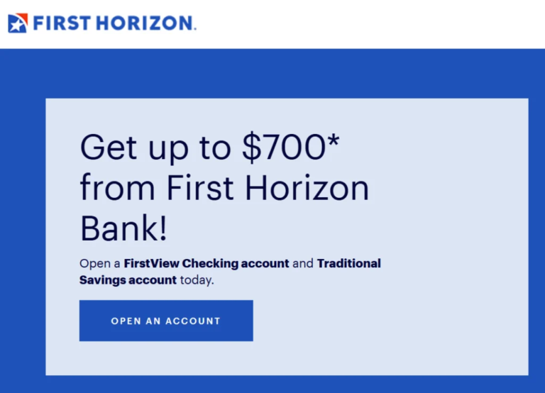 [LA, NY, SC, TX, TN, AR, MS, AL, GA, FL, NC & VA] First Horizon Bank $450 Checking + $250 Bonus