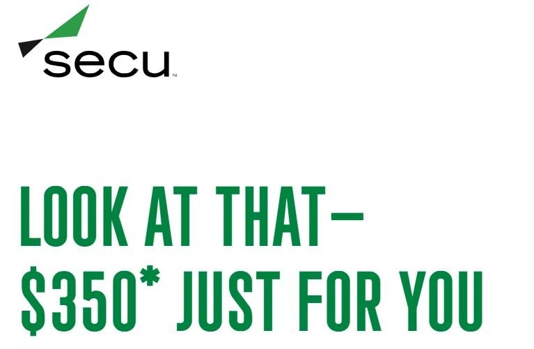 [DC, DE, PA, VA, WV, MD] SECU $350 Checking Bonus