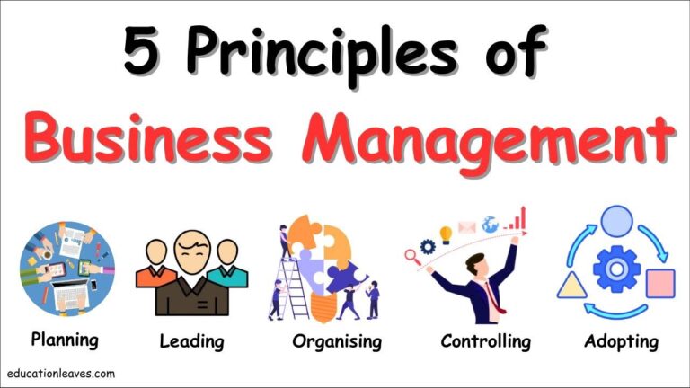 Top 5 Principles of Business Management Explained Simply #managementprinciples