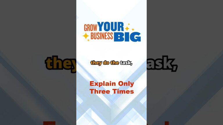 Explain Only Three Times #training #business #management #businessgrowth @GrowYourBusinessBig