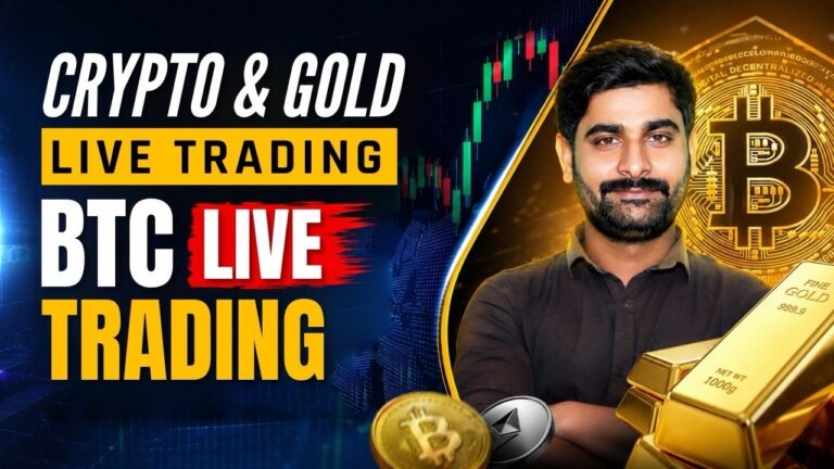 Gold Live Trading | BTC Live Trading | Crypto Live Trading | XAUUSD & Bitcoin Live Analysis