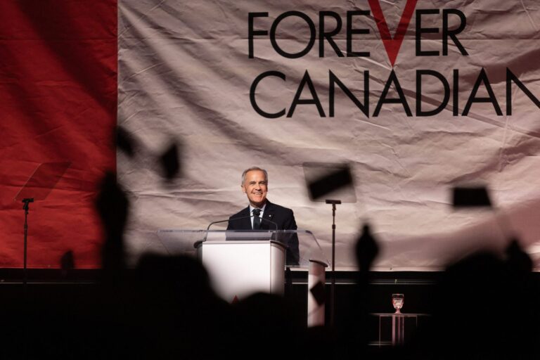 Mark Carney makes closing argument to Alberta against path to independence from Canada