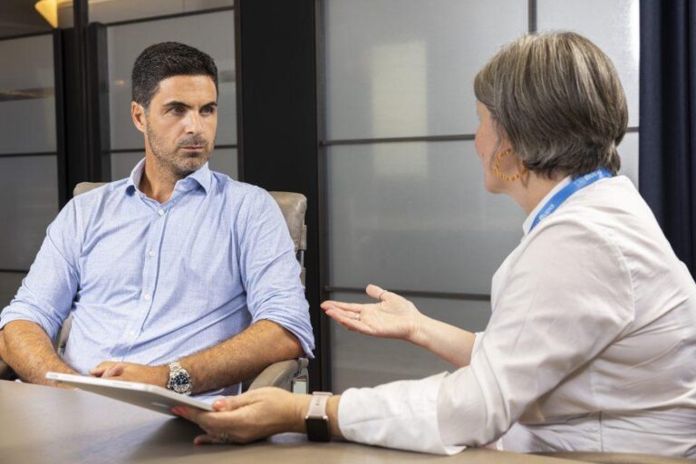 Why has Mikel Arteta, manager of one of the most successful soccer clubs in the world, gone public about having his DNA mapped?