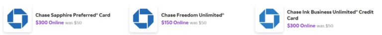 Rakuten: Get $100 For Chase INK Cash/Unlimited or $25 For Freedom Unlimited.
